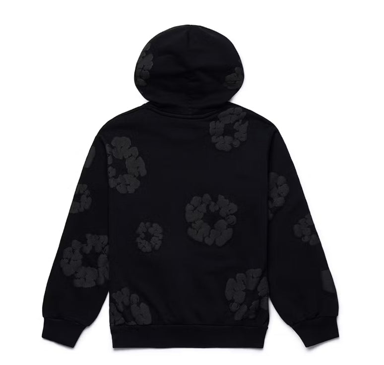Black monochrome Denim Tears Hoodie