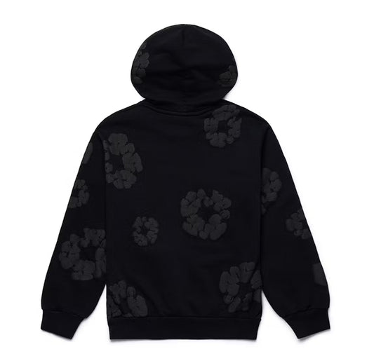 Black monochrome Denim Tears Hoodie