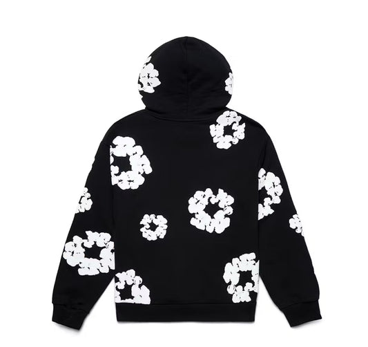 Black and White Denim Tears hoodie