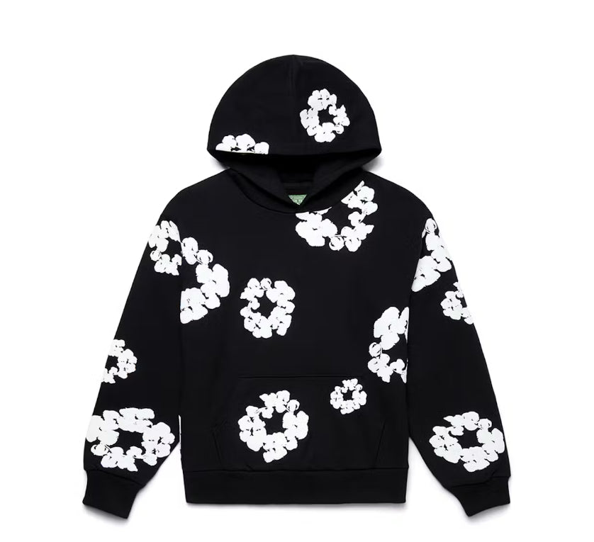 Black and White Denim Tears hoodie
