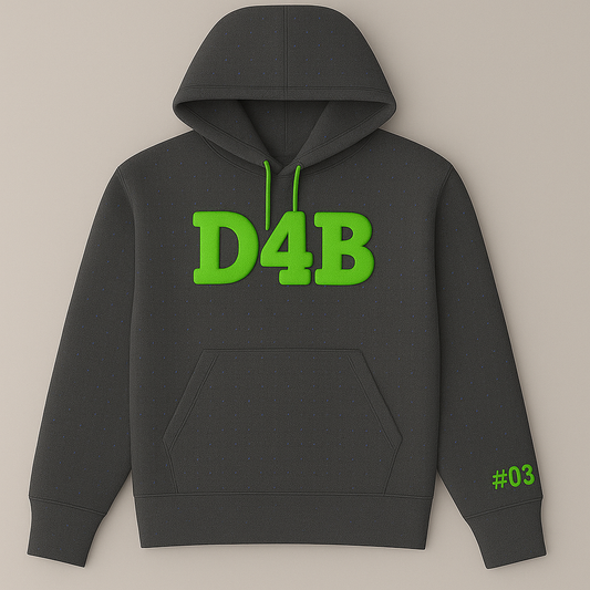 D4B Hoodie #03 “Green Glow”