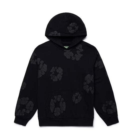 Black monochrome Denim Tears Hoodie